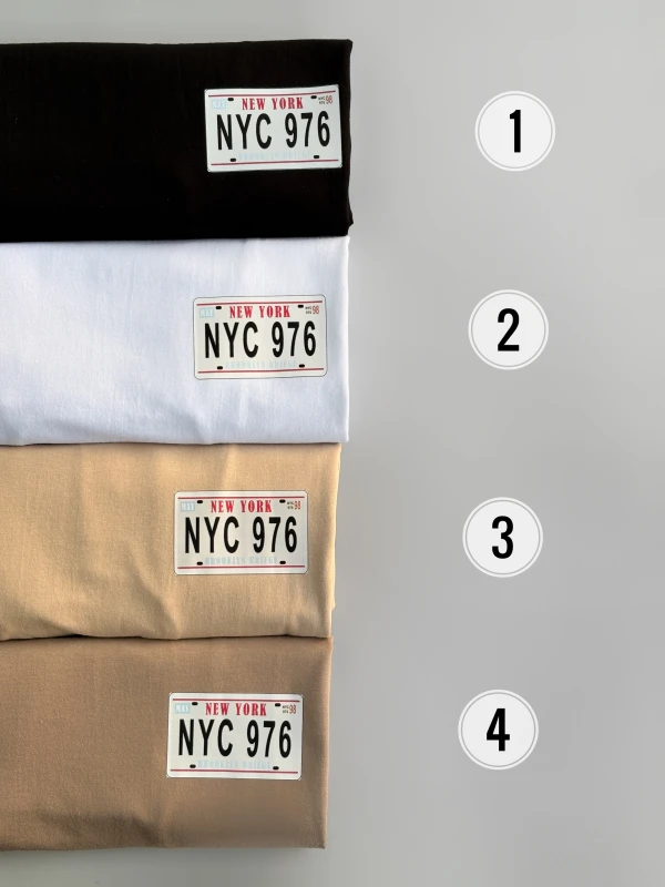 تیشرت نخ پنبه nyc 1308