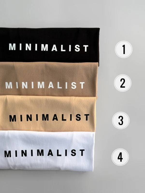 تیشرت نخ پنبه minimalist1312