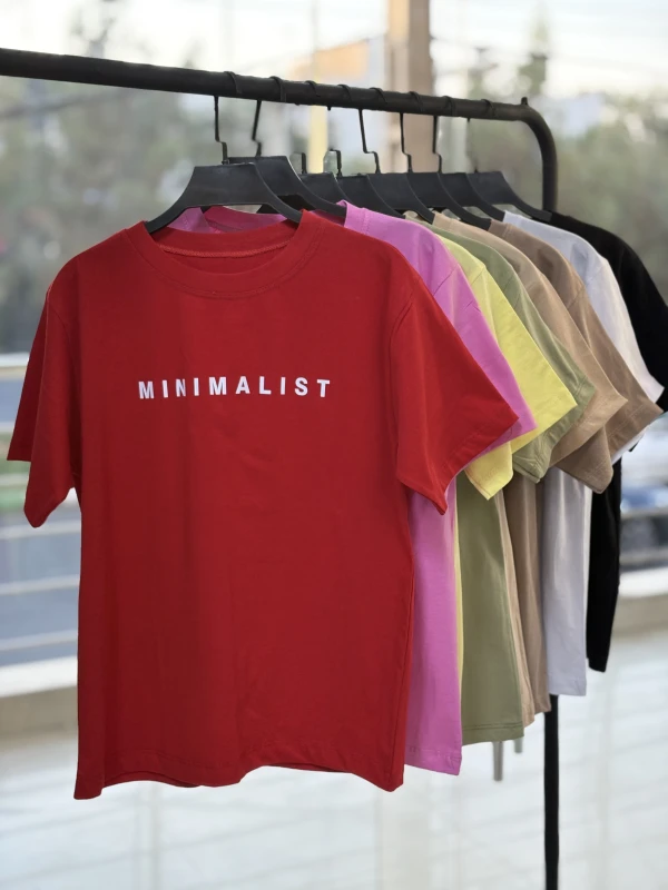 تیشرت نخ پنبه minimalist1312