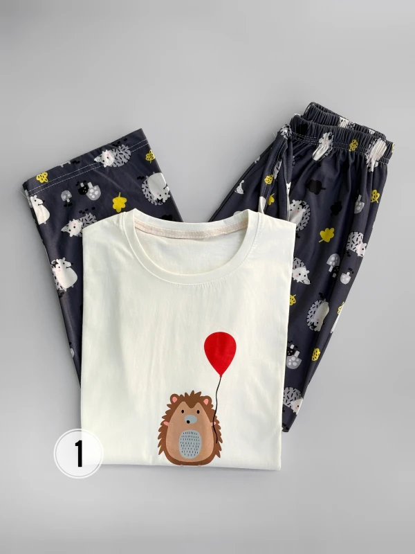 ست بلوز و شلوار طرح میکس 1339