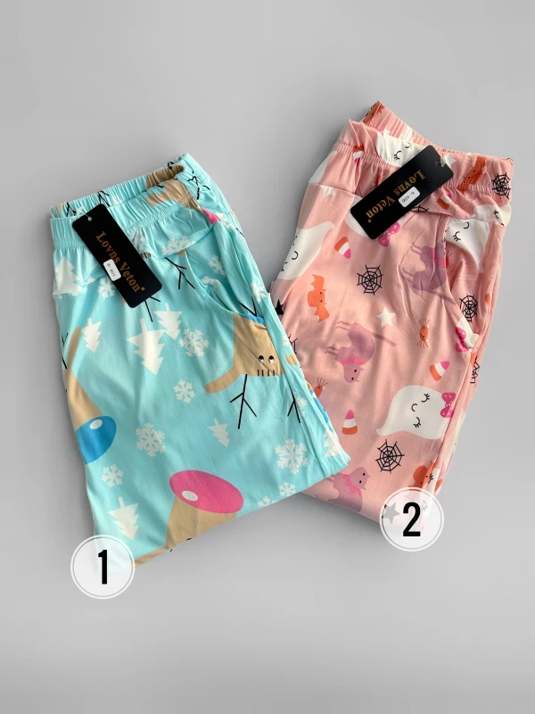 شلوار گیاهی طرح میکس 1341