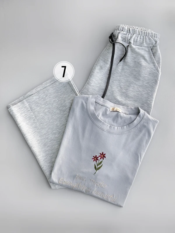 ست تیشرت شلوار قواره دار 1347