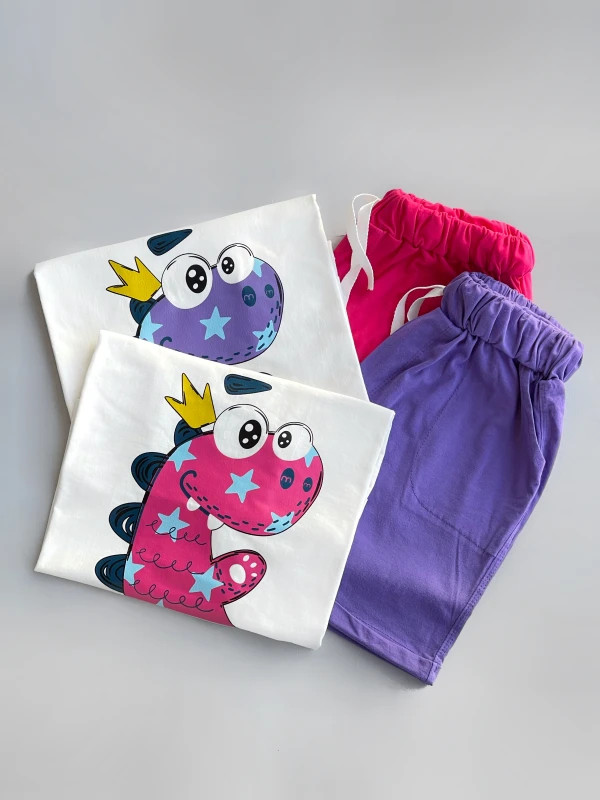 ست تیشرت شورتک دایناسور