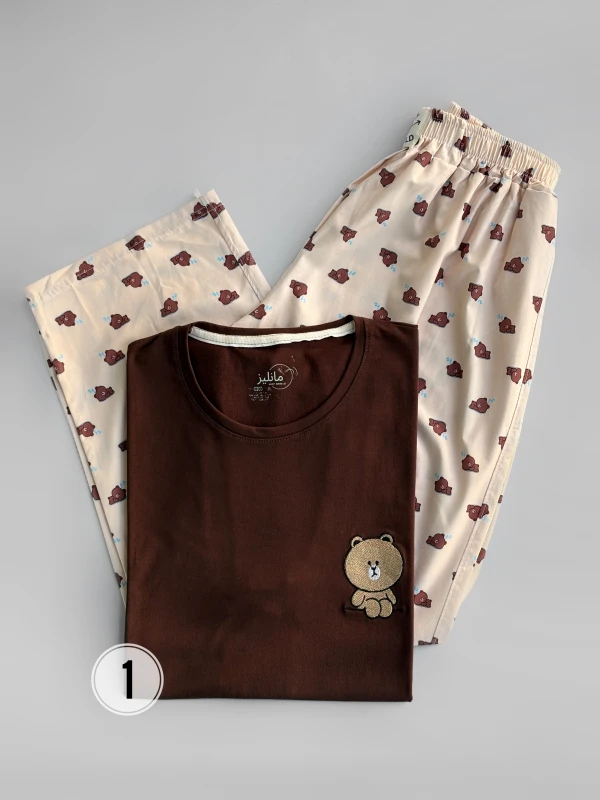 ست تیشرت شلوار قواره دار 1354