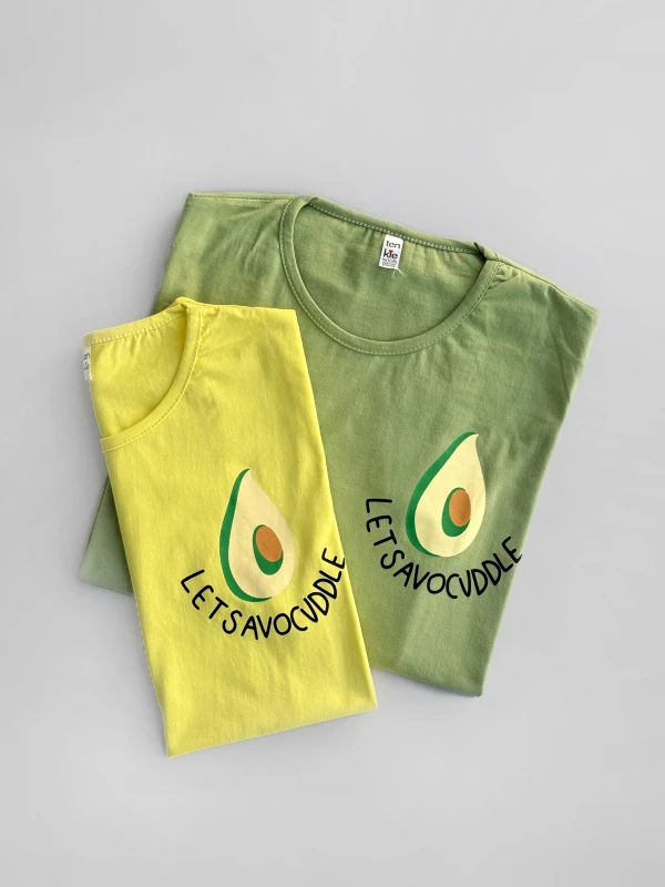 تیشرت نخ پنبه اواکادو 1355