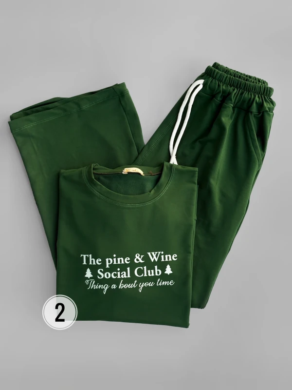 ست بلوز شلوار  تکست دار 1359