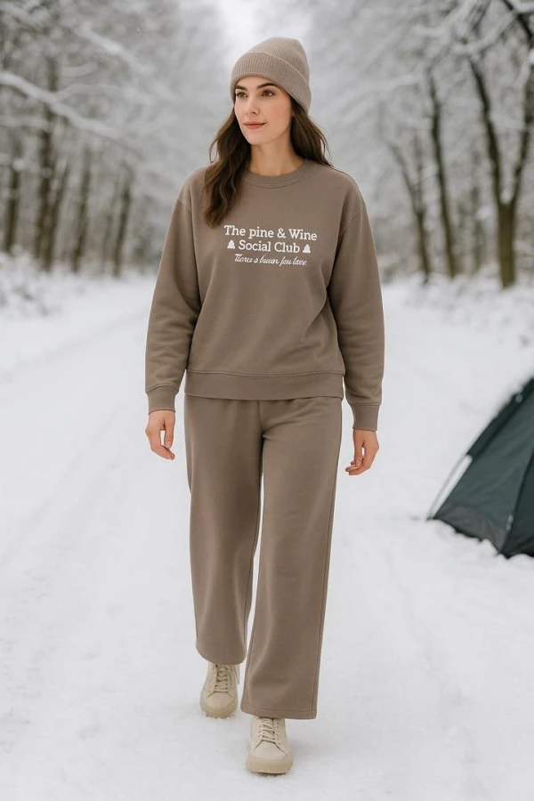 ست بلوز شلوار  تکست دار 1359