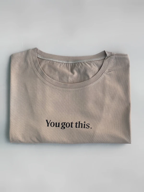 تیشرت قواره نرمال  yougot this