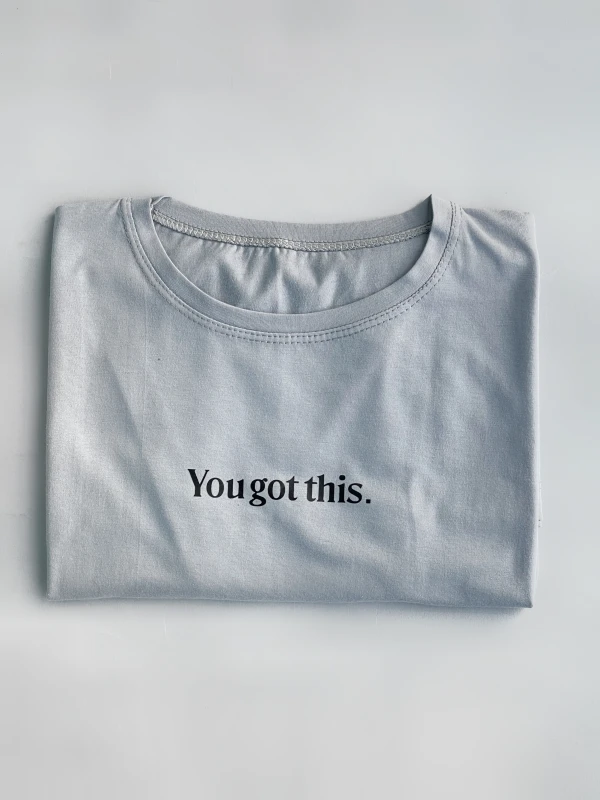 تیشرت قواره نرمال  yougot this