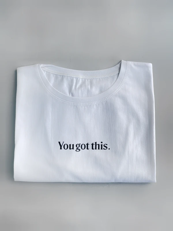 تیشرت قواره نرمال  yougot this