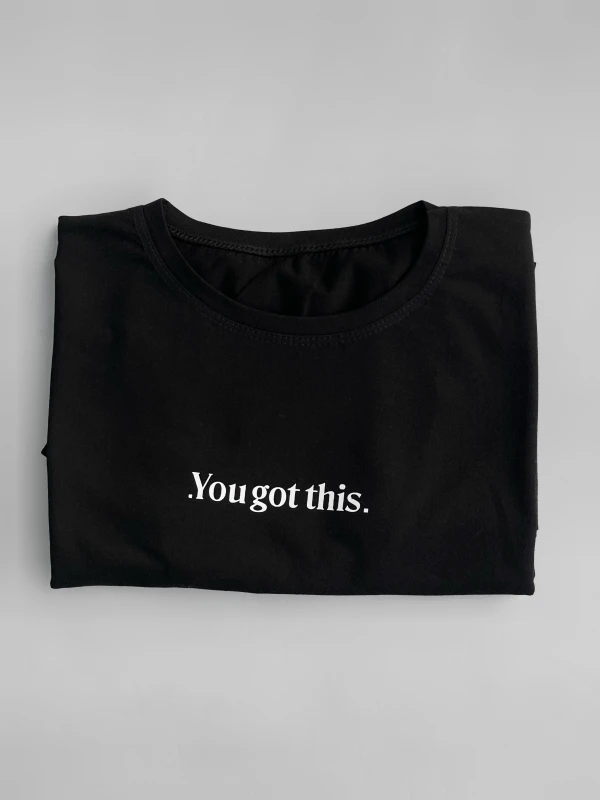 تیشرت قواره نرمال  yougot this