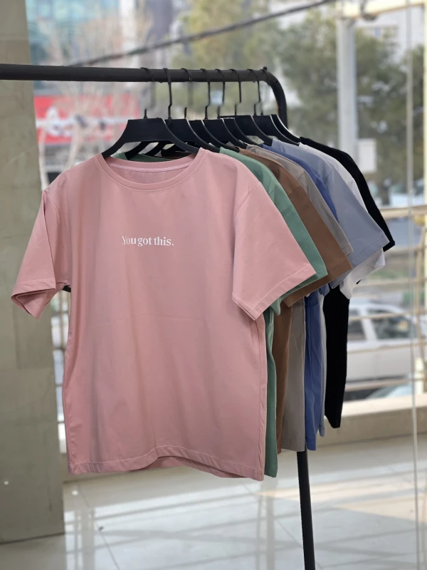 تیشرت قواره نرمال  yougot this