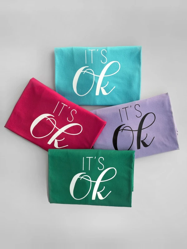 تیشرت نخ پنبه باکسی Ok1360