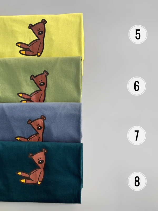 تیشرت نخ پنبه خرسی 1361