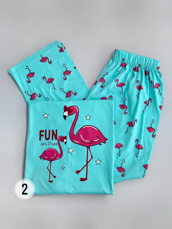 تیشرت شلوار فلامینگو