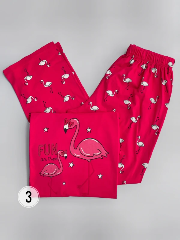 تیشرت شلوار فلامینگو