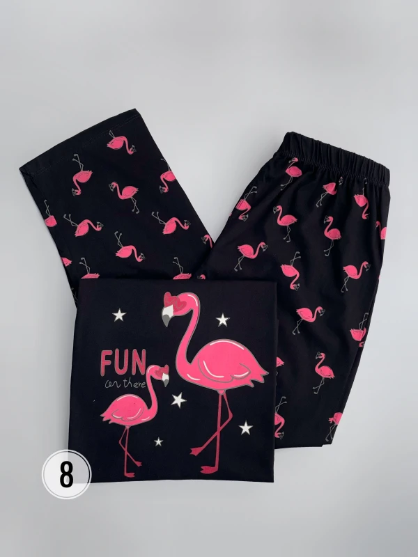 تیشرت شلوار فلامینگو