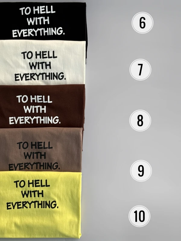 تیشرت نخ پنبه  Hell 1377