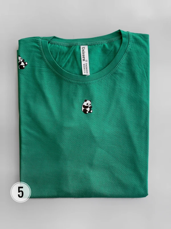 تیشرت نخ‌پنبه پاندا تمام چاپ