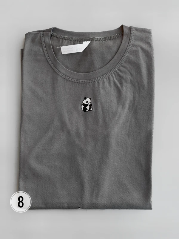 تیشرت نخ‌پنبه پاندا تمام چاپ