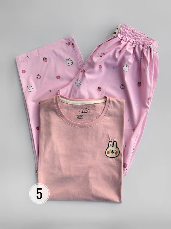 ست تیشرت شلوار طرح میکس 1390