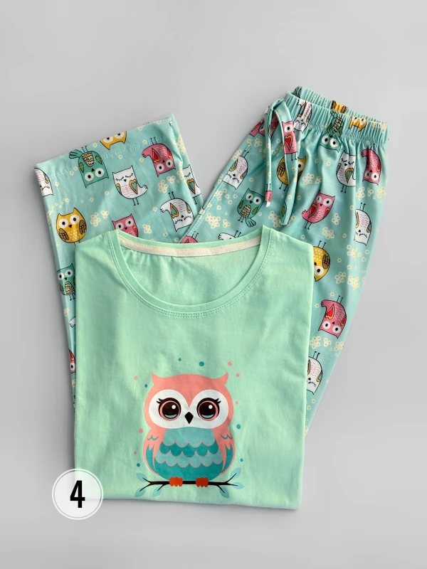 ست تیشرت شلوار طرح میکس 1395