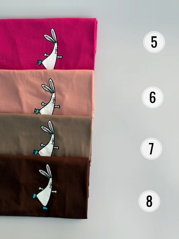 تیشرت نخ پنبه خرگوش اسکیت 1400