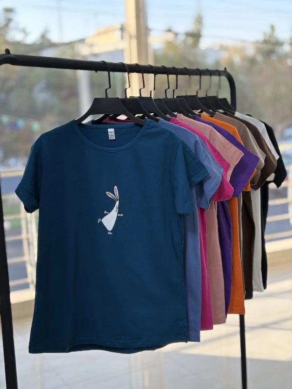 تیشرت نخ پنبه خرگوش اسکیت 1400