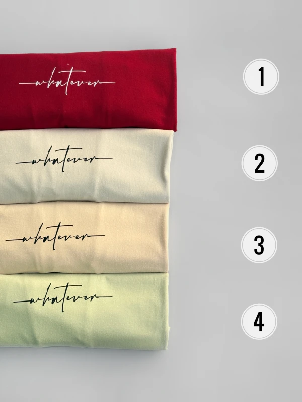 تیشرت نخ پنبه تکست دار 1404