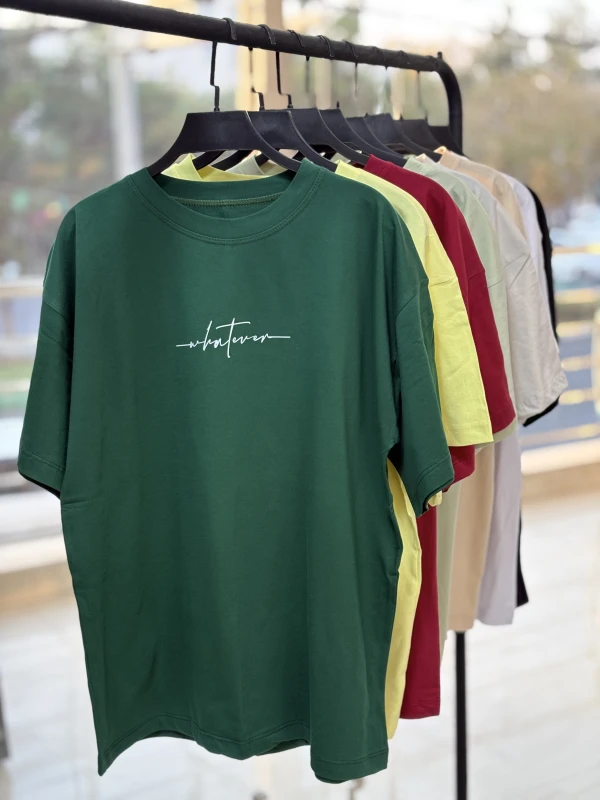 تیشرت نخ پنبه تکست دار 1404