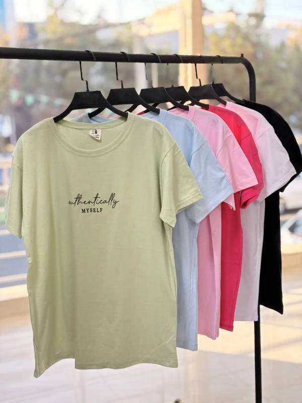 تیشرت نخ پنبه  my self 1405