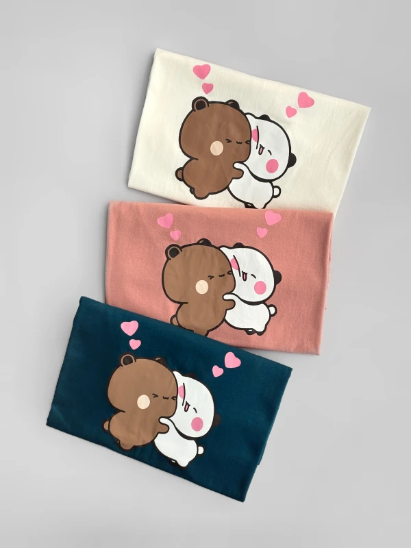 تیشرت نخ پنبه خرس عاشق 1407