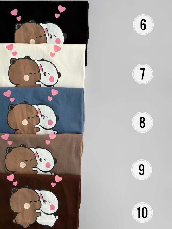 تیشرت نخ پنبه خرس عاشق 1407