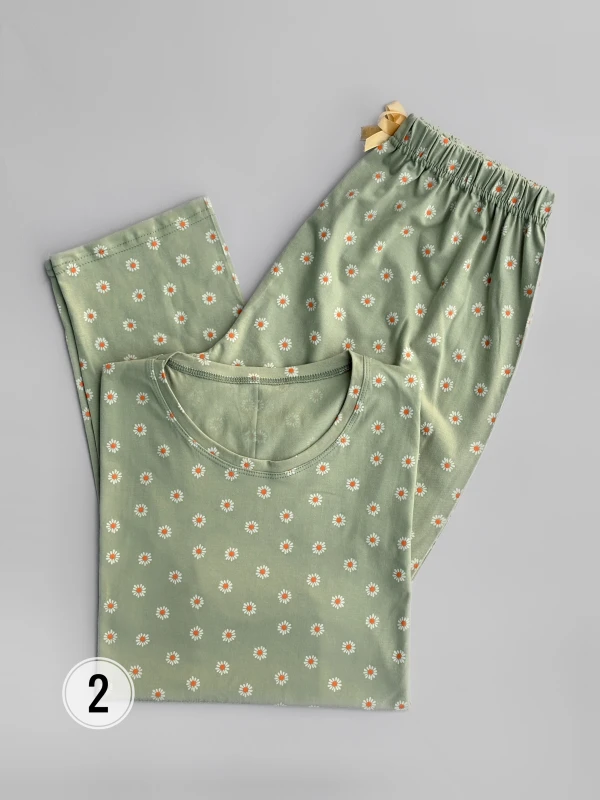 ست تیشرت شلوار بابونه 1408