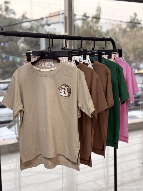 ست تیشرت شورتک طرح میکس 1409