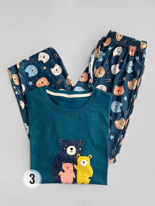 ست بلوز شلوار طرح میکس 1412