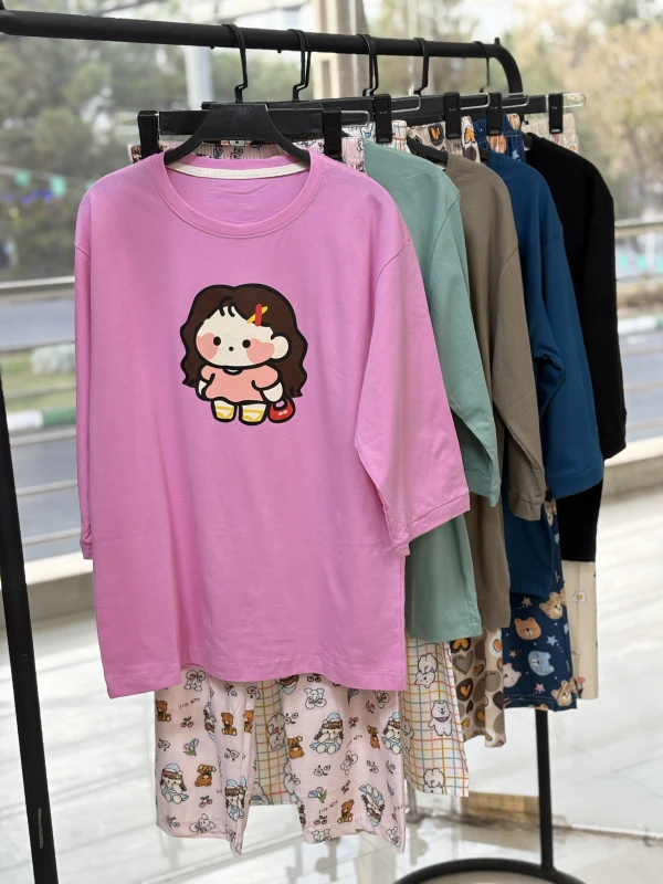 ست بلوز شلوار طرح میکس 1412