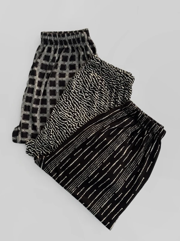 شلوار مشکی طرح میکس 1413