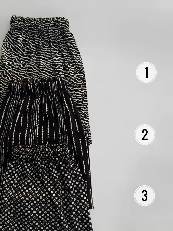 شلوار مشکی طرح میکس 1413