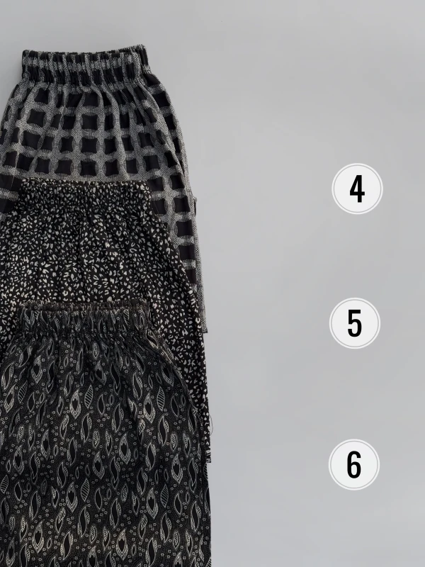 شلوار مشکی طرح میکس 1413