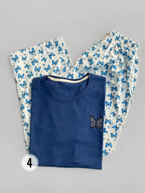 ست تیشرت شلوار طرح میکس 1414