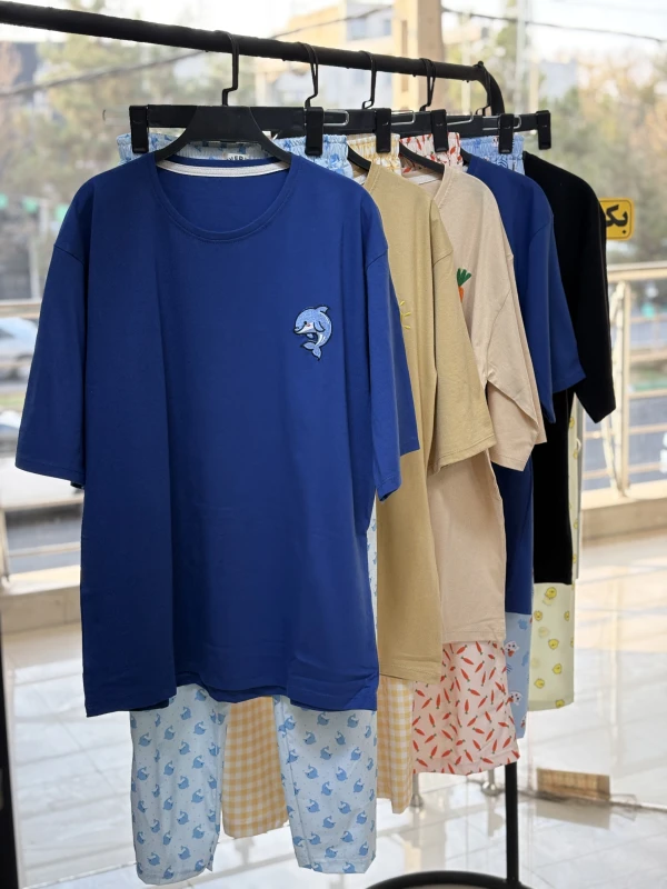 ست تیشرت شلوار طرح میکس 1414