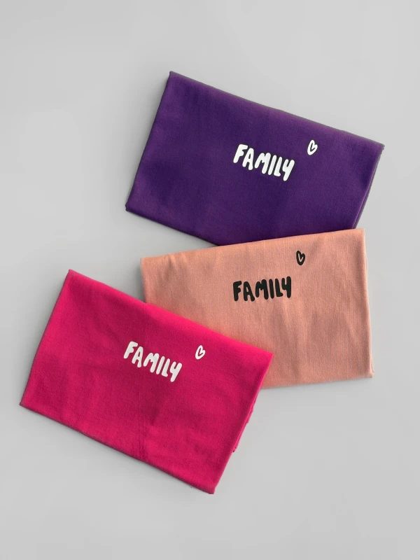 تیشرت نخ پنبه family 1417