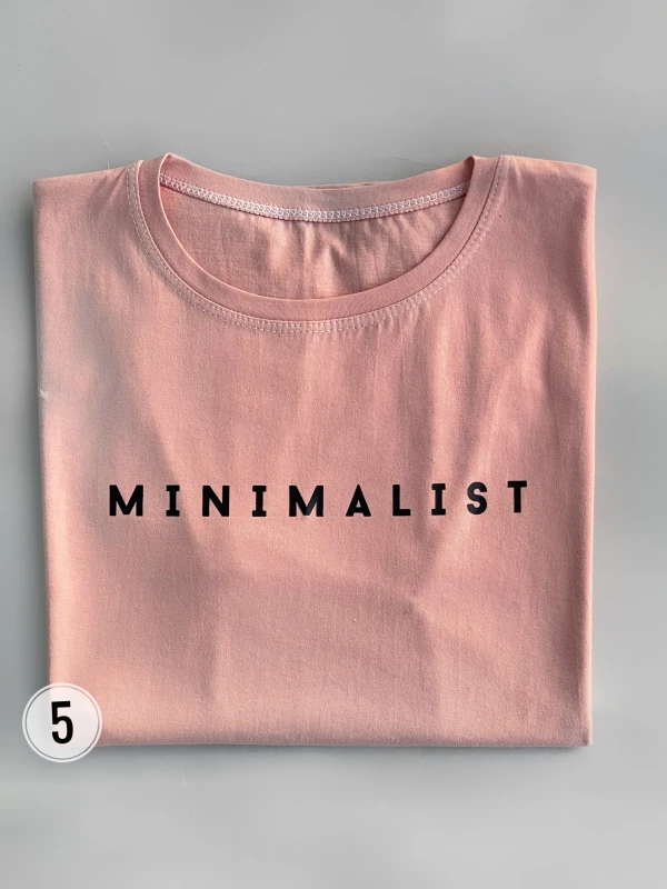 تیشرت قواره نرمال مینیمال