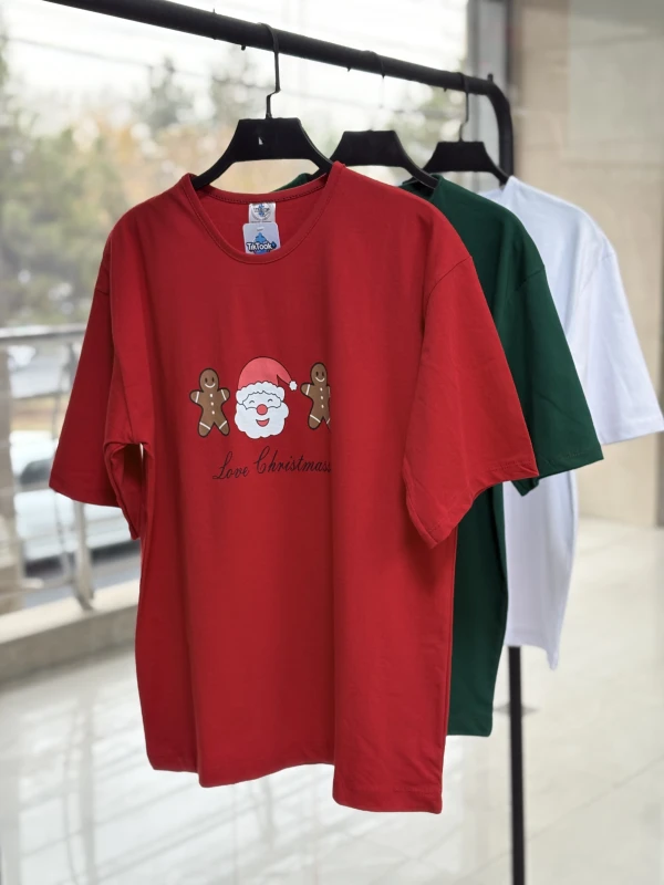 تیشرت نخ پنبه کریسمسی 1434