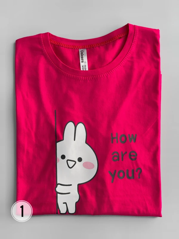تیشرت قواره نرمال خرگوش