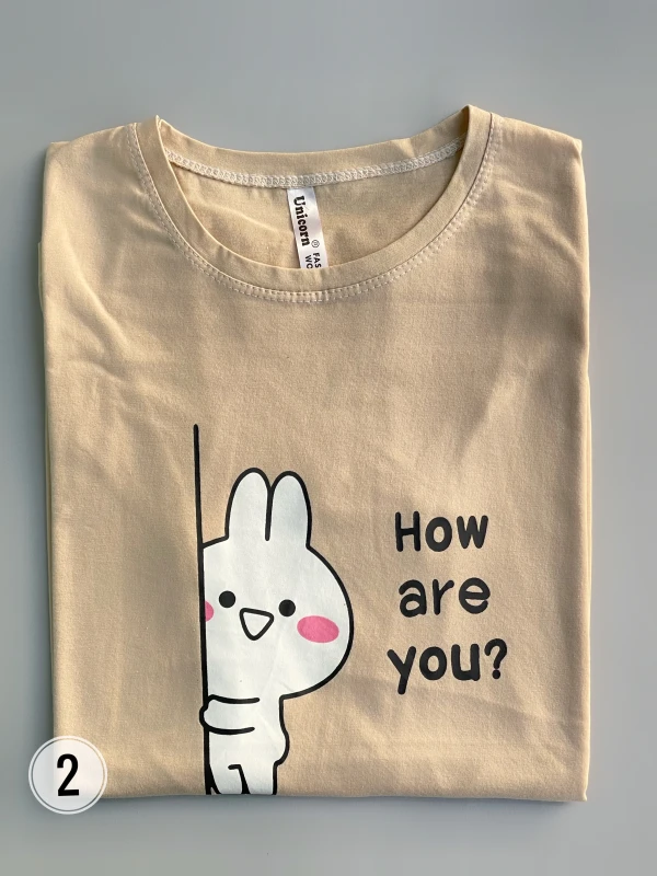 تیشرت قواره نرمال خرگوش