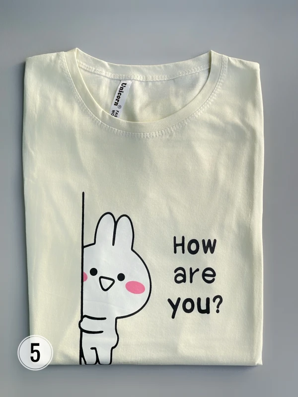 تیشرت قواره نرمال خرگوش