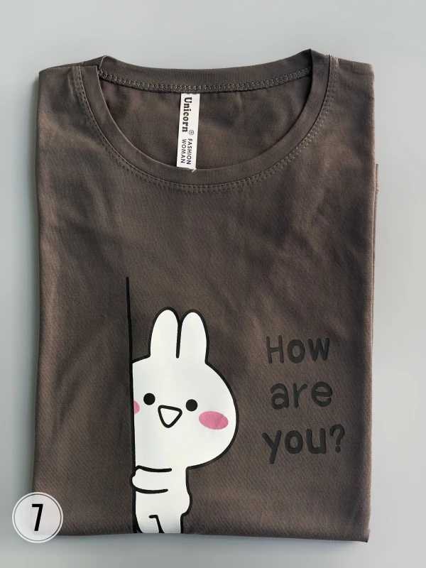 تیشرت قواره نرمال خرگوش