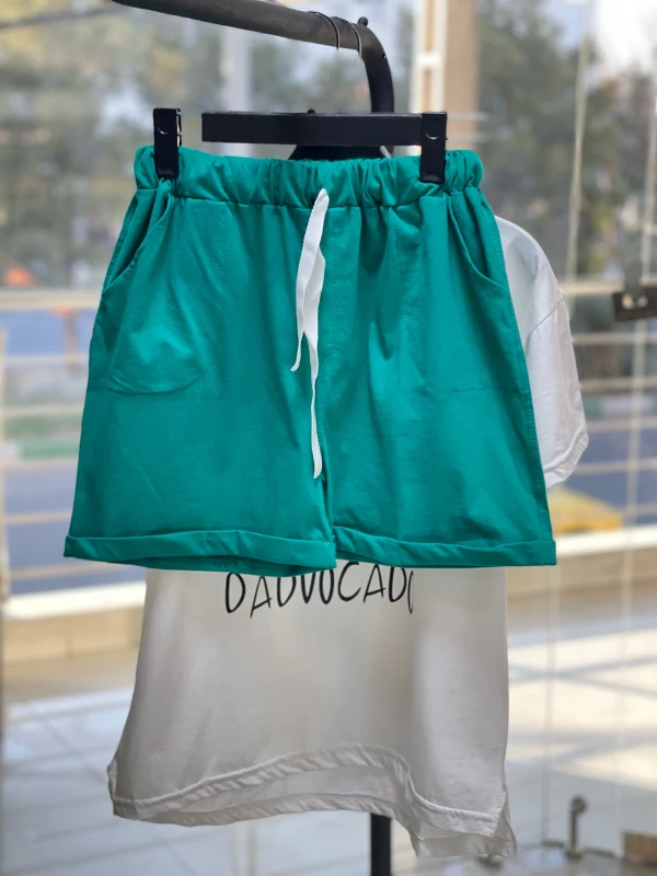 ست تیشرت شلوارک آواکادو